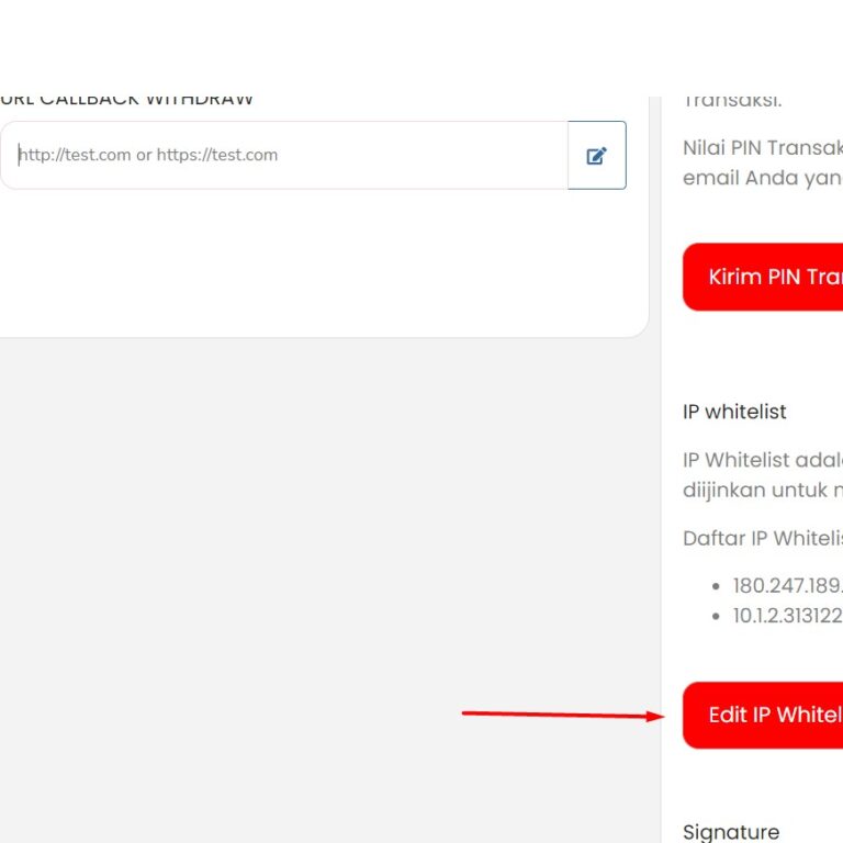 IP Whitelist