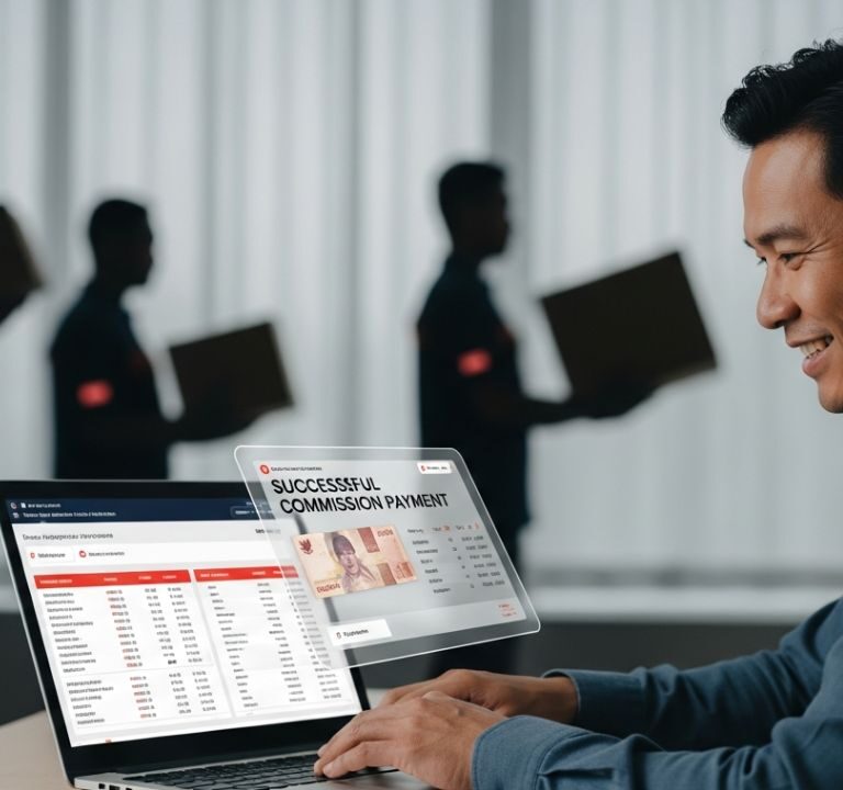 platform transfer komisi kurir ekspedisi