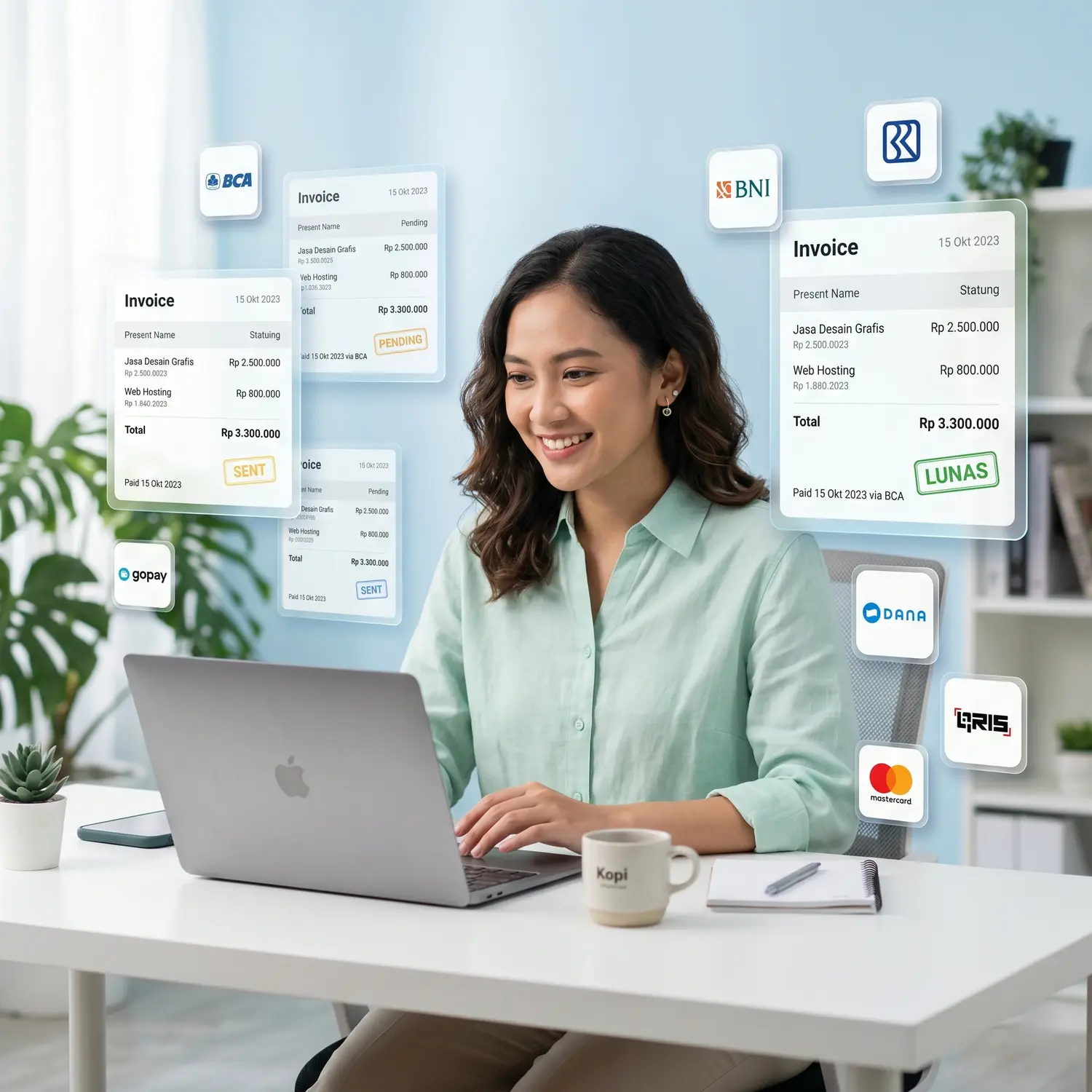 Tagih Pelanggan Lebih CepatCukup Kirim E-Invoice-LinkQu