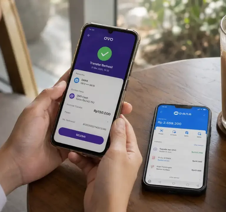 Virtual Account DANA Biaya Admin transfer uang dari OVO ke DANA