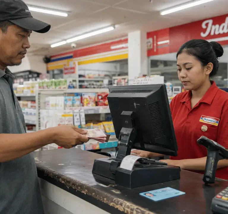 transfer uang lewat Indomaret ke BRI