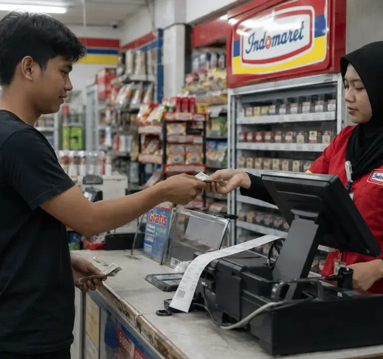 transfer uang lewat indomaret ke bca